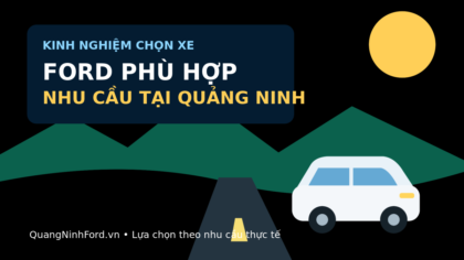 Minh họa kinh nghiệm chọn xe Ford phù hợp nhu cầu tại Quảng Ninh